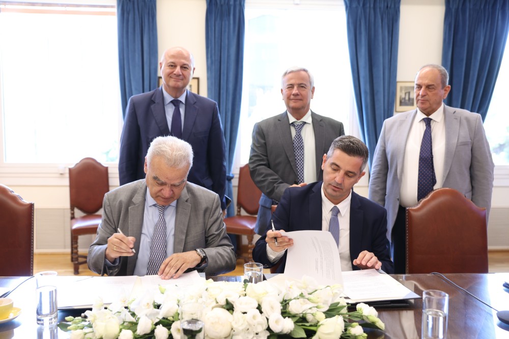 Μνημόνιο Συνεργασίας Ιδρύματος Ευγενίδου και ΕΛΓΟ ΔΗΜΗΤΡΑ για αναβάθμιση της αγροτικής εκπαίδευσης, παρουσία Τσιάρα