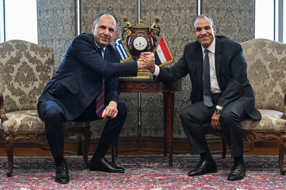 Γεραπετρίτης από Κάιρο: Συμφωνήσαμε να εργαστούμε για την κατοχύρωση των δικαιωμάτων της Μονής Σινά