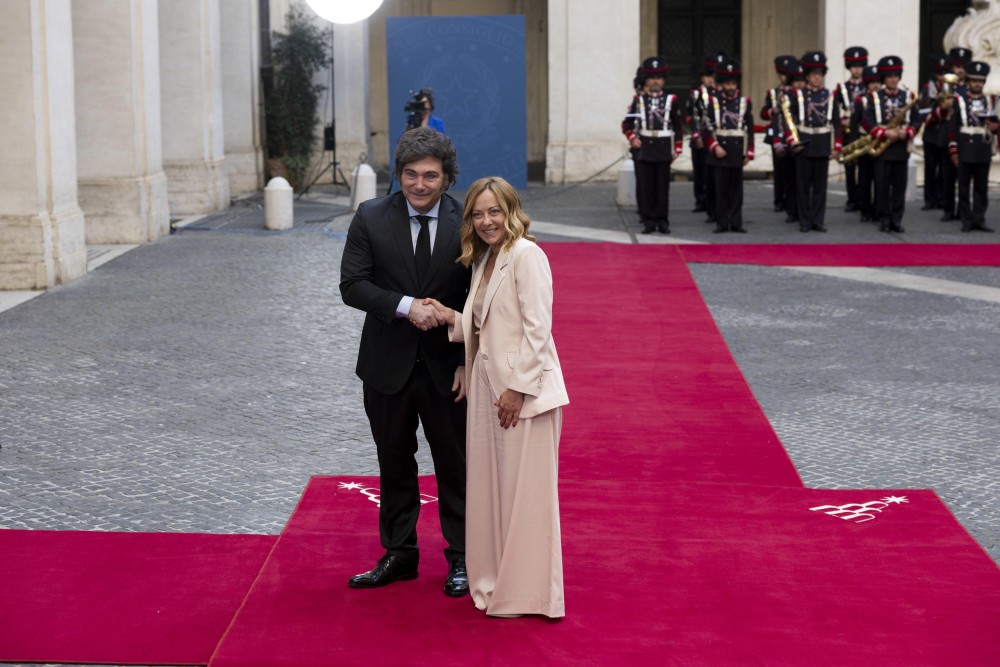 Μελόνι: συμφωνία με Αργεντινή για οικονομία, ασφάλεια και τεχνολογία