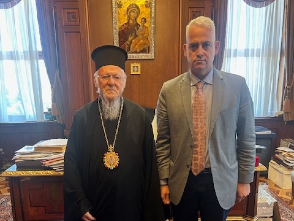 Φανάρι: με τον Οικουμενικό Πατριάρχη Βαρθολομαίο συναντήθηκε ο Χρίστος Λιάπης