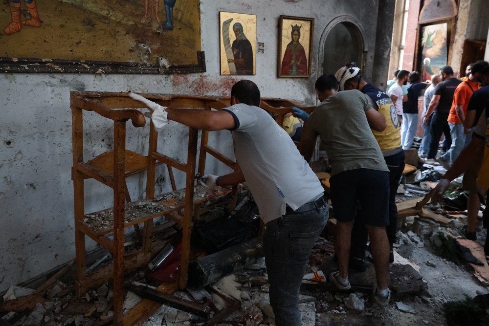 Επίθεση σε εκκλησία στη Συρία: 22 νεκροί και 63 τραυματίες - Οι αρχές «δείχνουν» το ΙΚ
