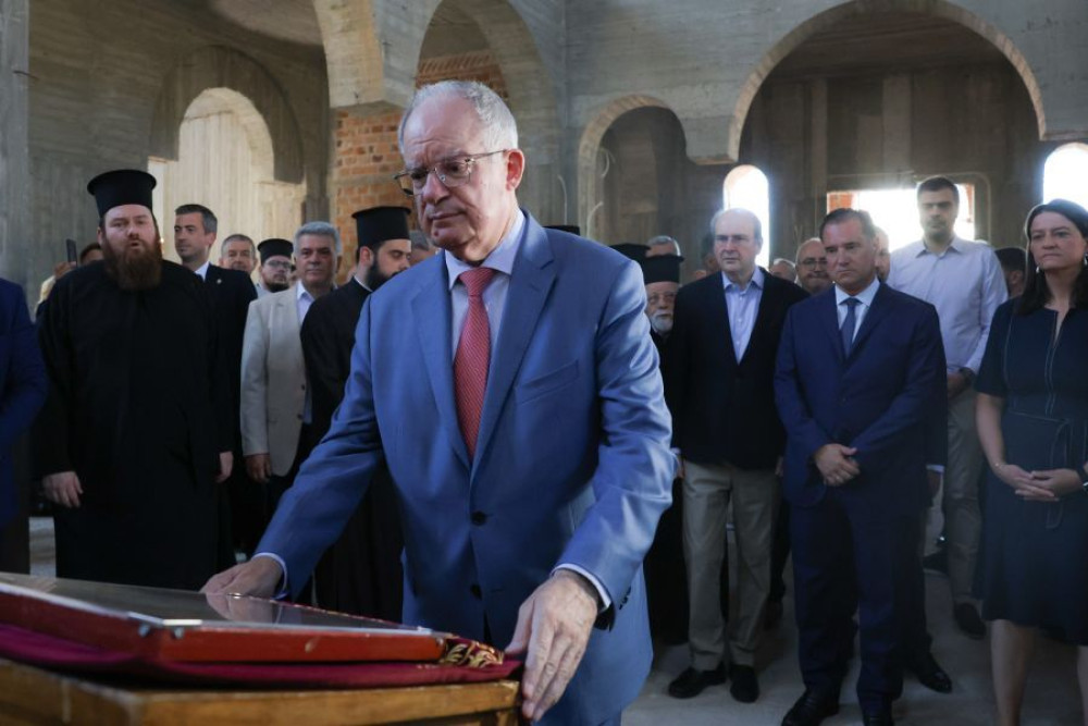 Τασούλας: επισκέφθηκε το υπό ανέγερση Ιωνικό Κέντρο της Ιεράς Μητρόπολης Νέας Ιωνίας και Φιλαδελφείας (photos)