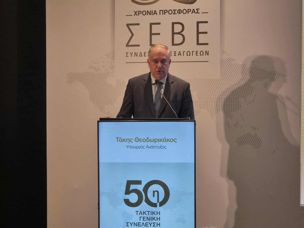Τάκης Θεοδωρικάκος: Υλοποιούμε με πράξεις το σχέδιο για τον παραγωγικό μετασχηματισμό της οικονομίας