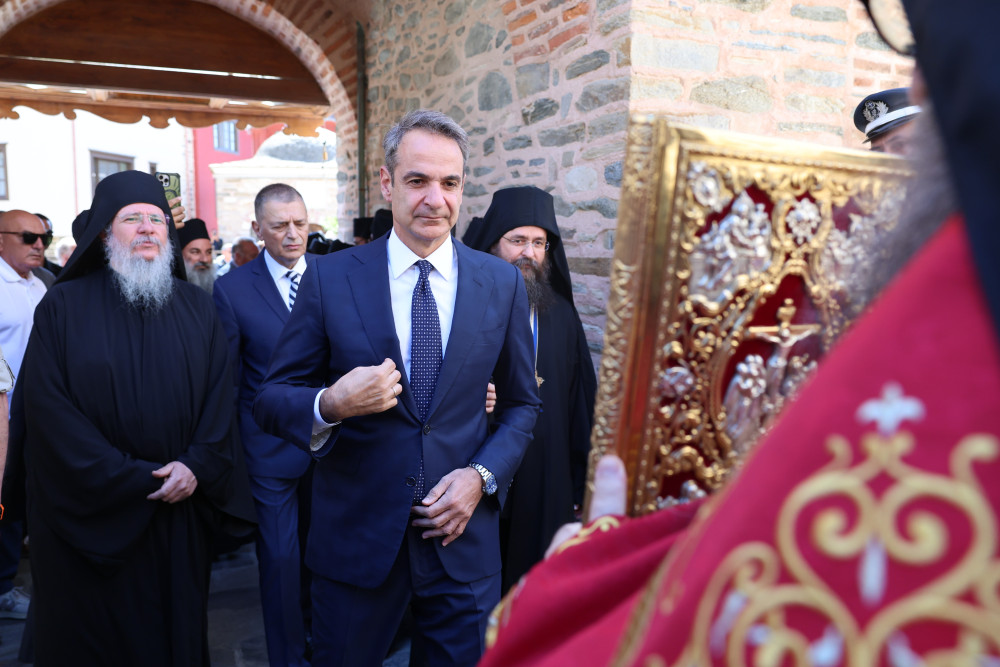 Στο Άγιο Όρος ο Μητσοτάκης: Στηρίζω την πνευματική αποστολή σας