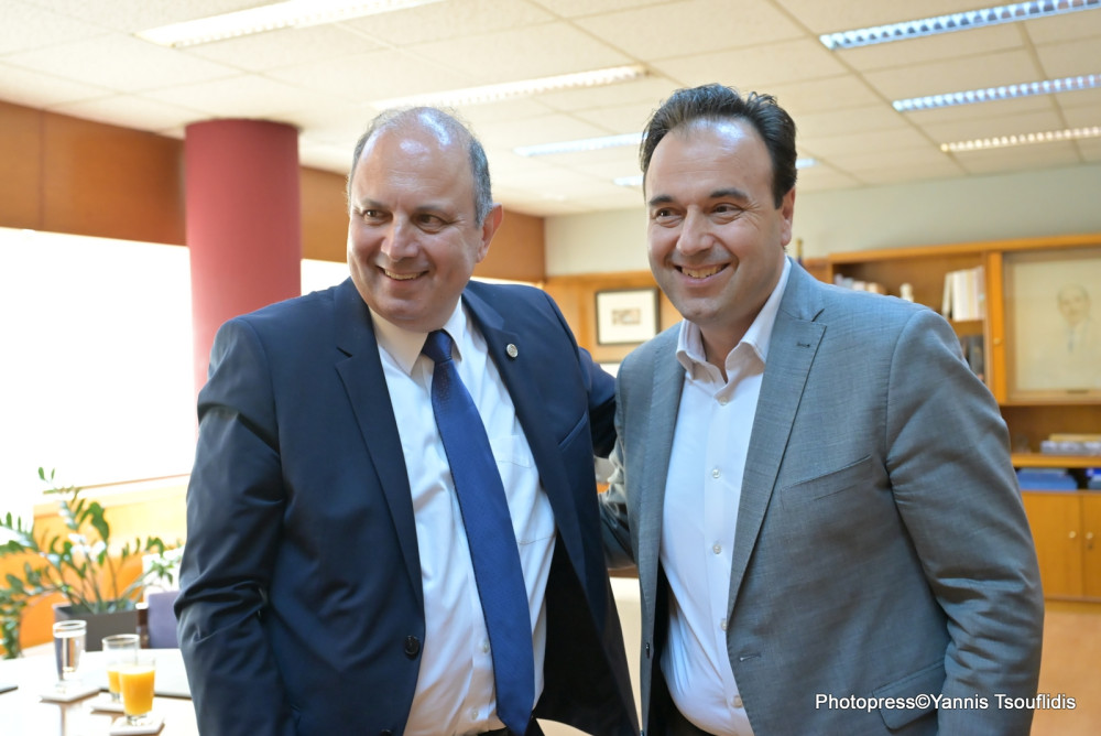 Ξεκινά άμεσα ο ψηφιακός μετασχηματισμός του ΑΠΘ - συνάντηση του πρύτανη με τον Δημήτρη Παπαστεργίου