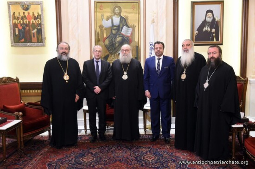 Ο Γενικός Γραμματέας Θρησκευμάτων, Γιώργος Καλαντζής, στο Πατριαρχείο Αντιοχείας (photos)