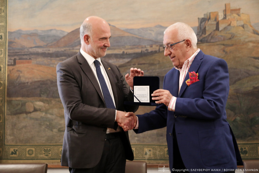 Συνάντηση Κακλαμάνη  με τον Pierre Moscovici
