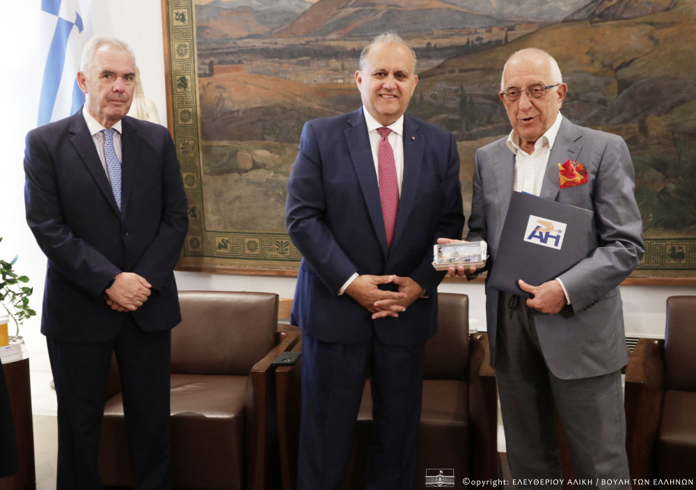 Συνάντηση  Κακλαμάνη με αντιπροσωπεία  του Ιδρύματος του Αμερικανικού-Ελληνικού Ινστιτούτου