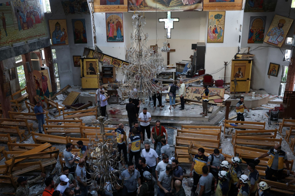 Συλλήψεις υπόπτων για την αιματηρή επίθεση σε ελληνορθόδοξη εκκλησία στη Δαμασκό