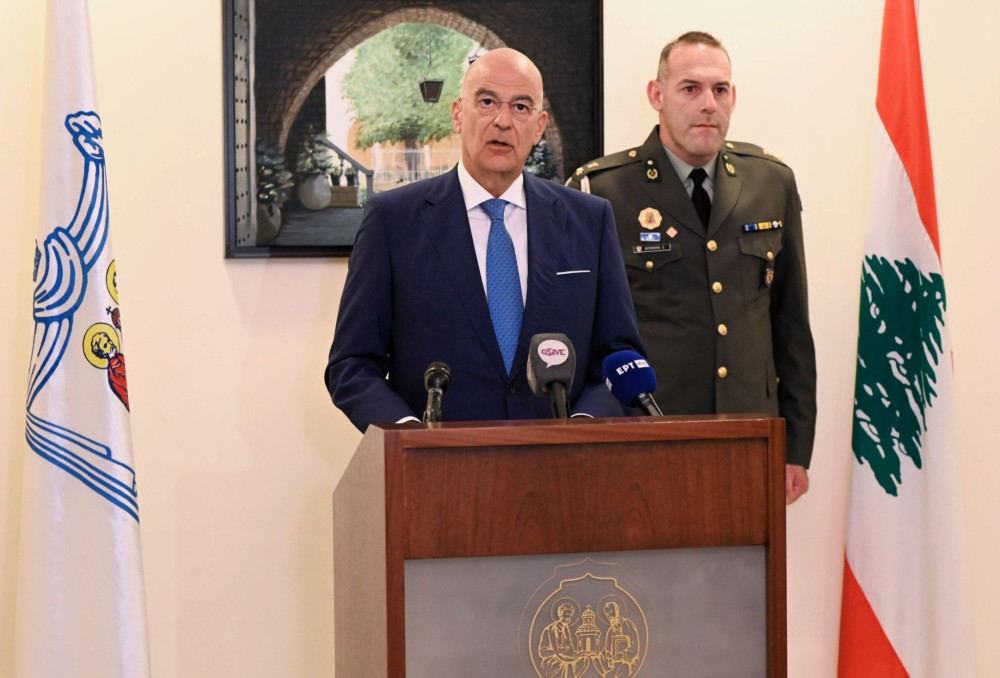 Τηλεφωνική επικοινωνία του Νίκου Δένδια με τον υπουργό Πολιτισμού του Λιβάνου