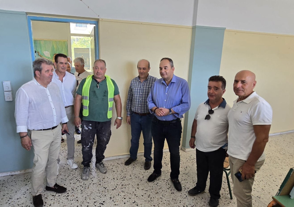 Πλακιωτάκης: Η αναβάθμιση των σχολικών κτιριακών υποδομών του Λασιθίου αποτελεί υποχρέωσή μας