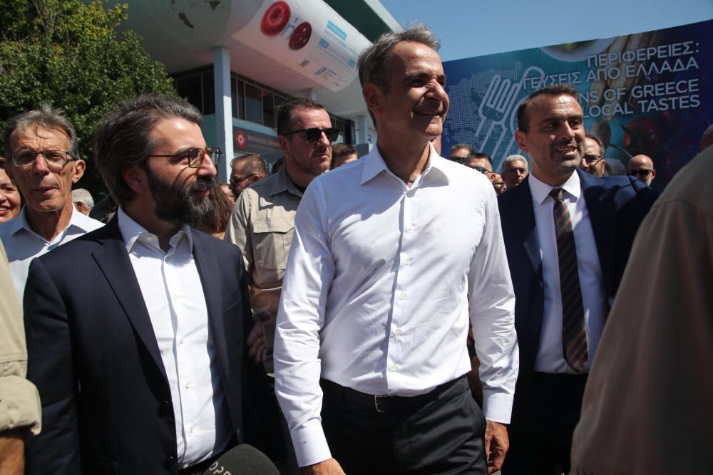 ΔΕΘ: «Τζάμπολ Αγάπης» στο περίπτερο του υπουργείου Ναυτιλίας παρουσία του πρωθυπουργού