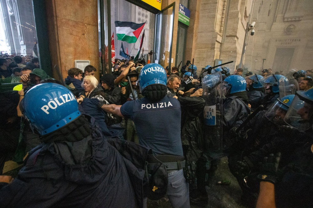 Ιταλία: Επεισόδια σε Μιλάνο και Βενετία σε πορεία αλληλεγγύης για την Παλαιστίνη