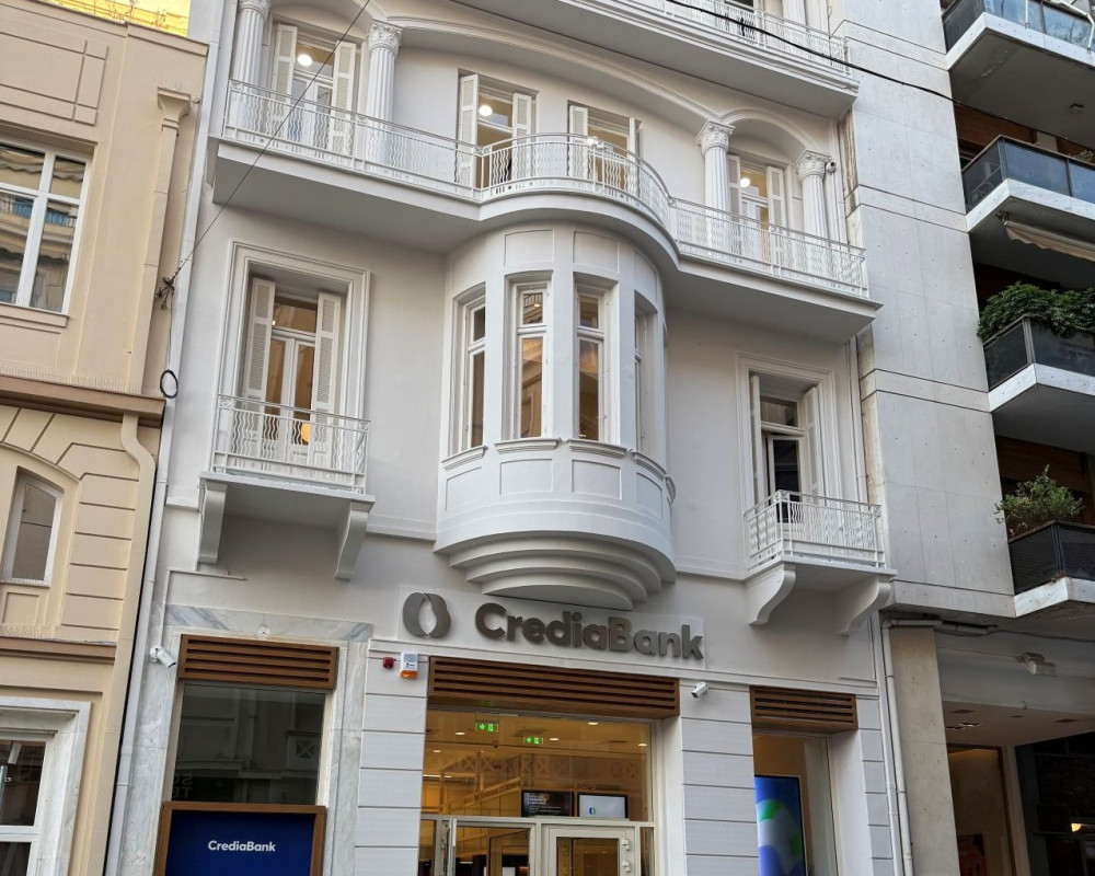 Η CrediaBank αλλάζει την τραπεζική εμπειρία - Νέο concept καταστημάτων στο Κολωνάκι