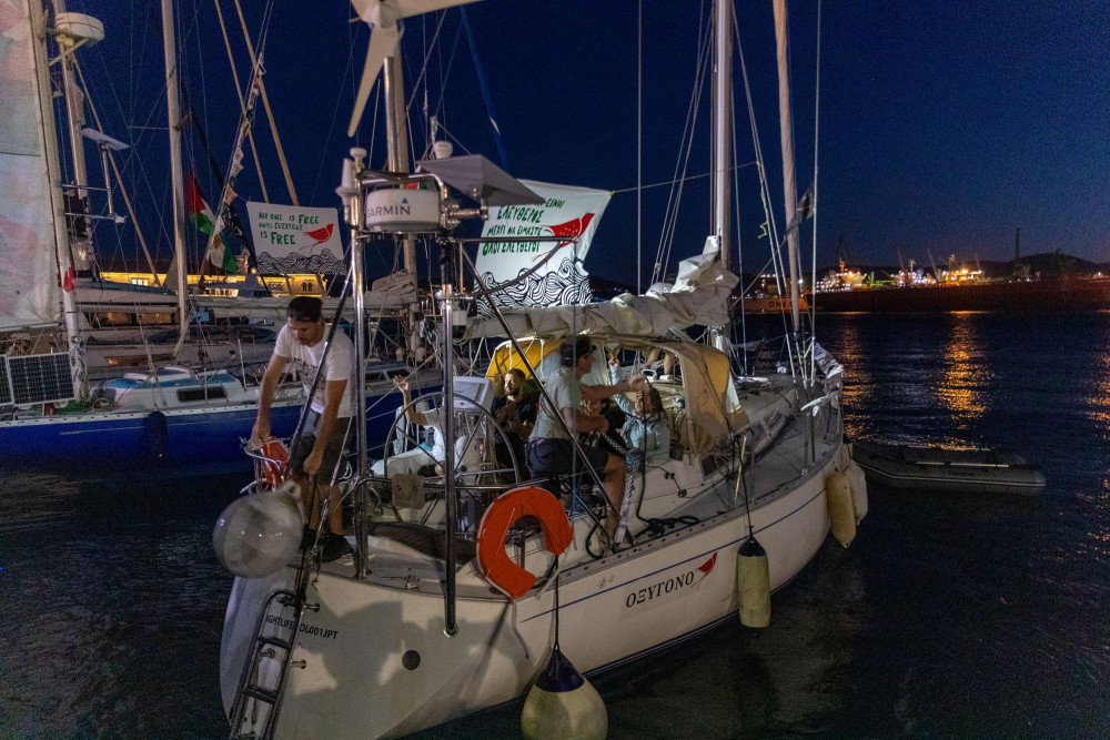 Στολίσκος για τη Γάζα: 11 Έλληνες του Flotilla ξεκίνησαν απεργία πείνας