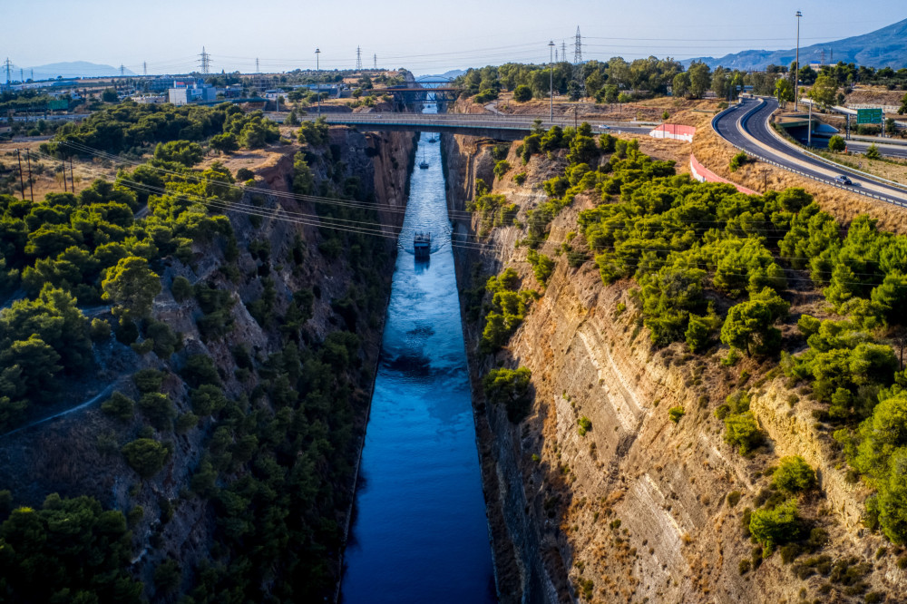 Διώρυγα Κορίνθου: κλειστή από σήμερα λόγω εργασιών αποκατάστασης