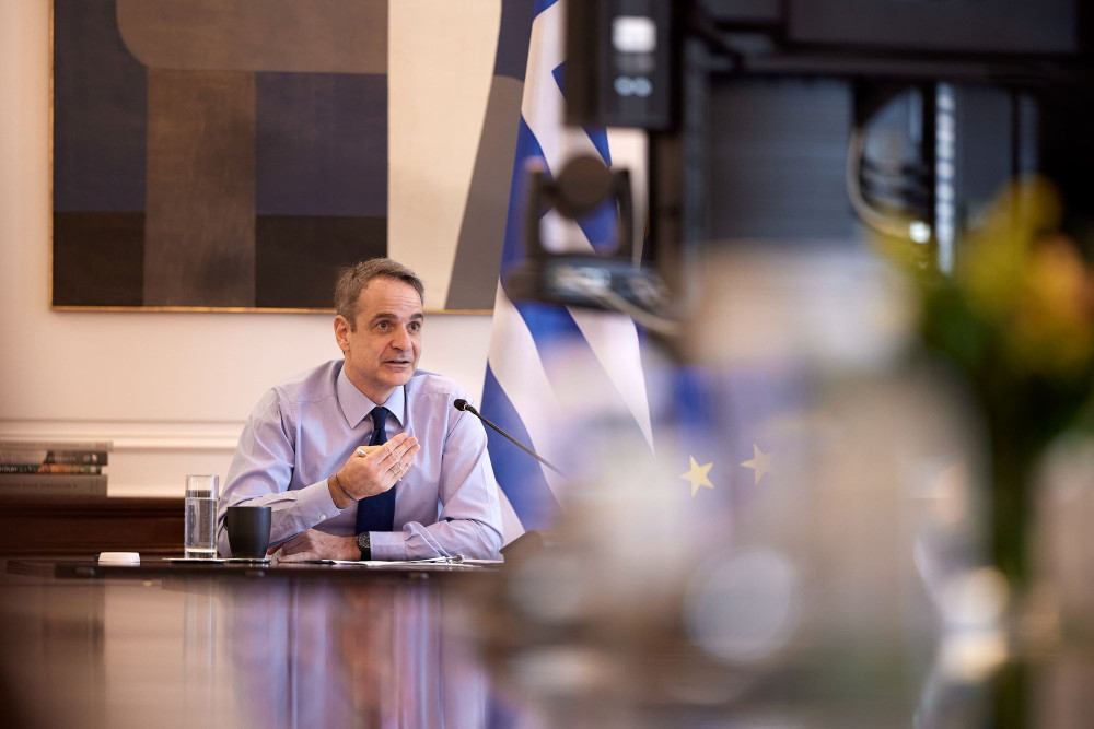 Μητσοτάκης: σε τηλεδιάσκεψη με τους αρχηγούς χωρών μελών της ΕΕ από το ΕΛΚ