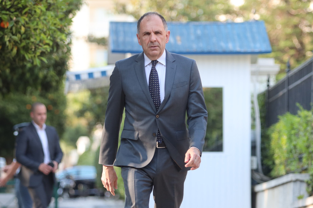 Συνάντηση Γεραπετρίτη με την Παλαιστίνια υπουργό Εξωτερικών και Αποδήμων, Varsen Aghabekian Shahin