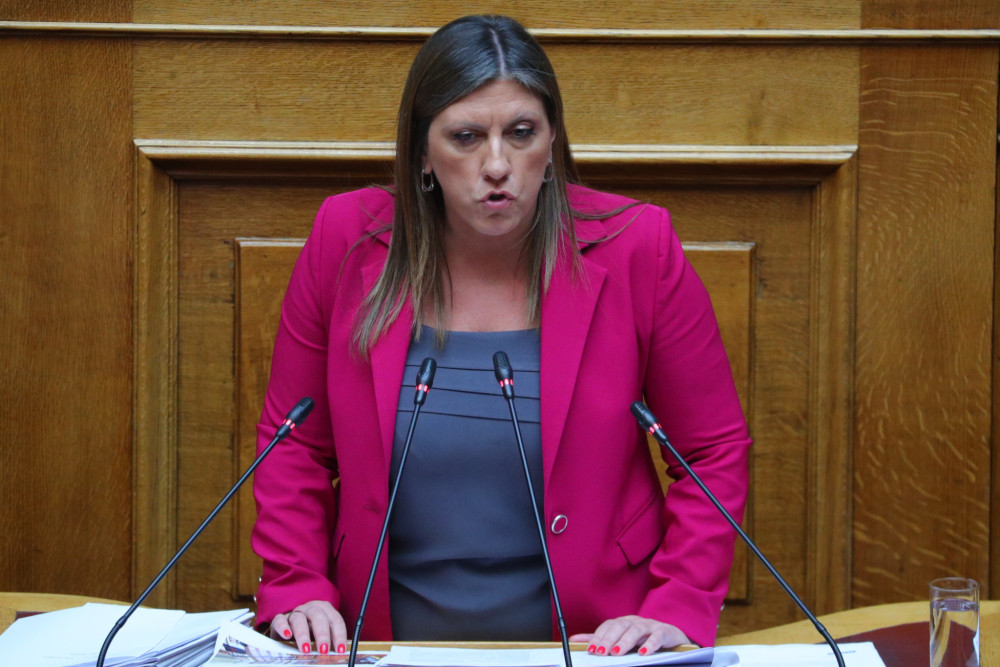 Βουλή: εκτός θέματος η Ζωή Κωνσταντοπούλου στη συζήτηση για την εξωτερική πολιτική