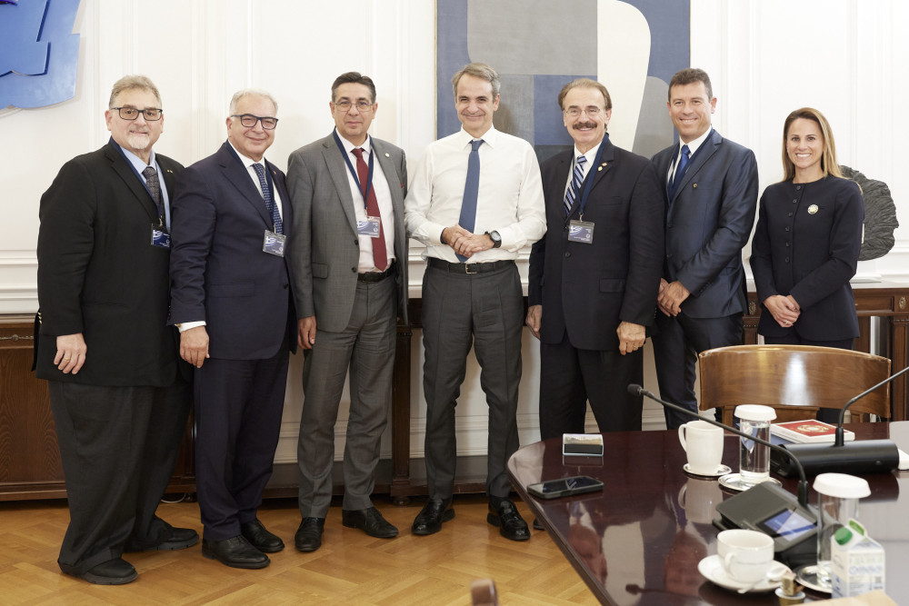 Μητσοτάκης: υποδέχτηκε στο Μαξίμου την ομογενειακή οργάνωση AHEPA - Τι συζήτησαν (photos)