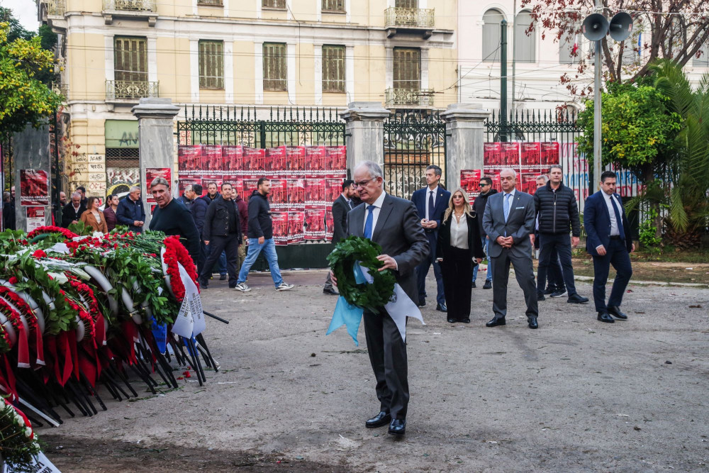 Τασούλας: Η φωνή του Πολυτεχνείου γίνεται σήμερα χρέος για τη δημοκρατική πολιτεία (video)