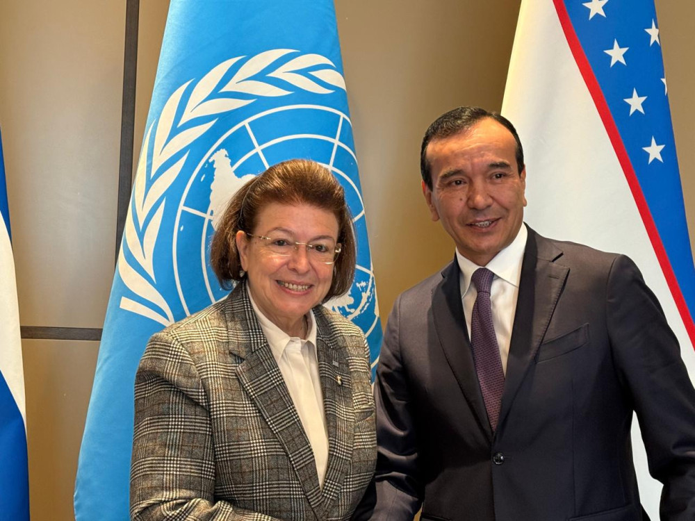 Υπ. Πολιτισμού Ουζμπεκιστάν σε Μενδώνη: Στηρίζουμε την επανένωση των Γλυπτών του Παρθενώνα