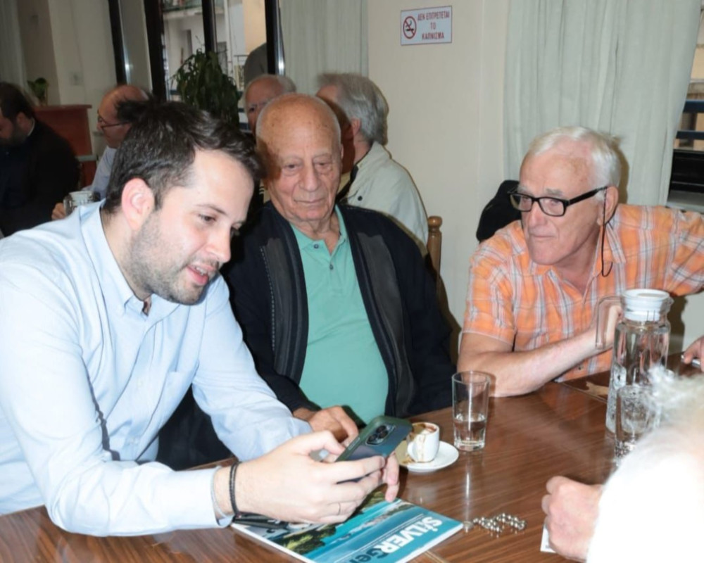 Στην… έδρα των συνταξιούχων ο Όμηρος Τσάπαλος για την παρουσίαση των ενισχύσεων