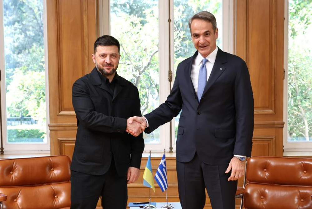 Μητσοτάκης: Ενεργοποιείται άμεσα ο κάθετος διάδρομος - Ζελένσκι: Ευχαριστούμε την Ελλάδα (video + photos)