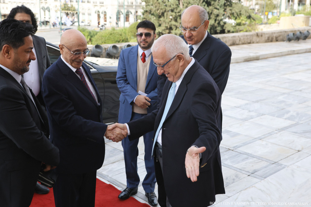 Ο Νικήτας Κακλαμάνης συναντήθηκε με τον Πρόεδρο της Βουλής των Αντιπροσώπων της Λιβύης