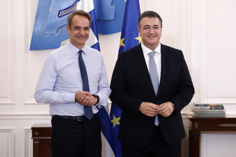 Συνάντηση Μητσοτάκη-Τζιτζικώστα στο Μαξίμου: Μεγάλη πρόοδος της Ελλάδας σε μεταφορές και τουρισμό