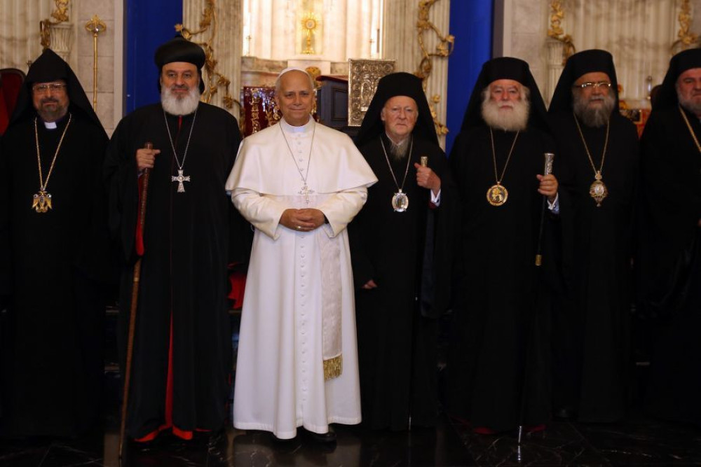 Ιστορική συνάντηση Πάπα Λέοντα, Βαρθολομαίου  - Υπογράφηκε η Κοινή Διακήρυξη, τι αναφέρει