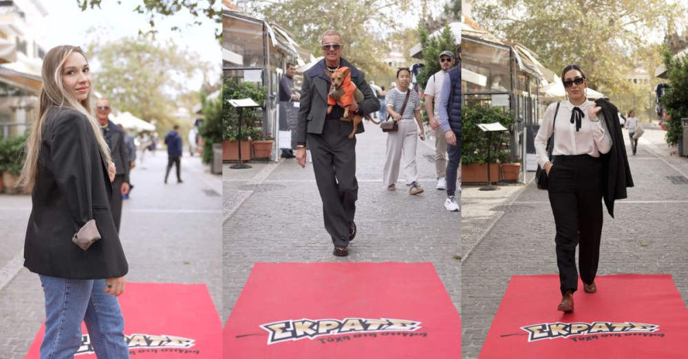 Red carpet… έκπληξη στο κέντρο της Αθήνας με τον Λάκη Γαβαλά (video)