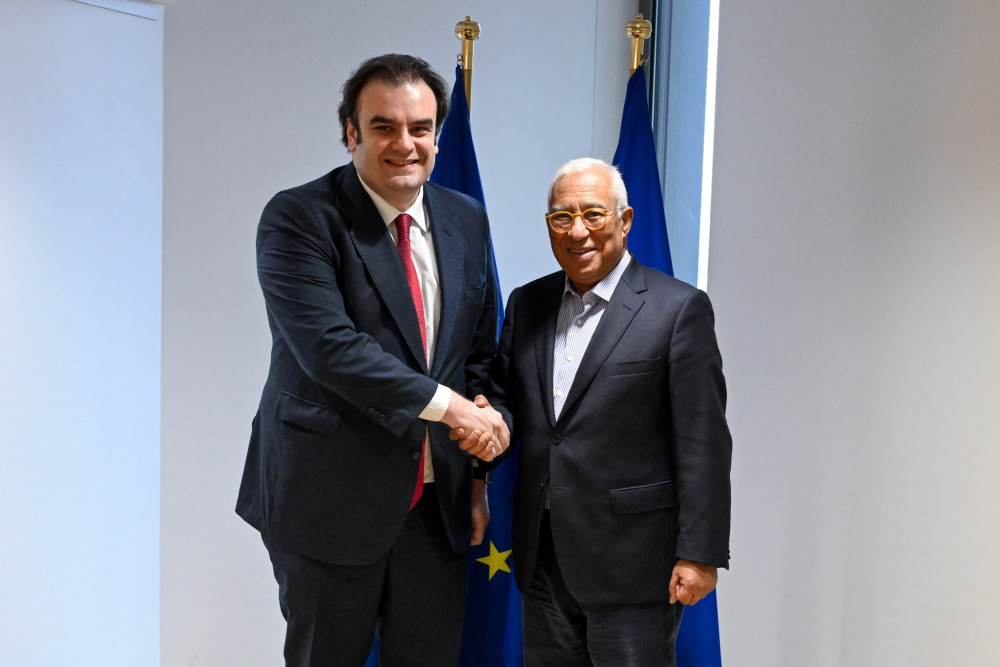 Συνάντηση του Κυριάκου Πιερρακάκη με τον Αντόνιο Κόστα - Τι συζήτησαν