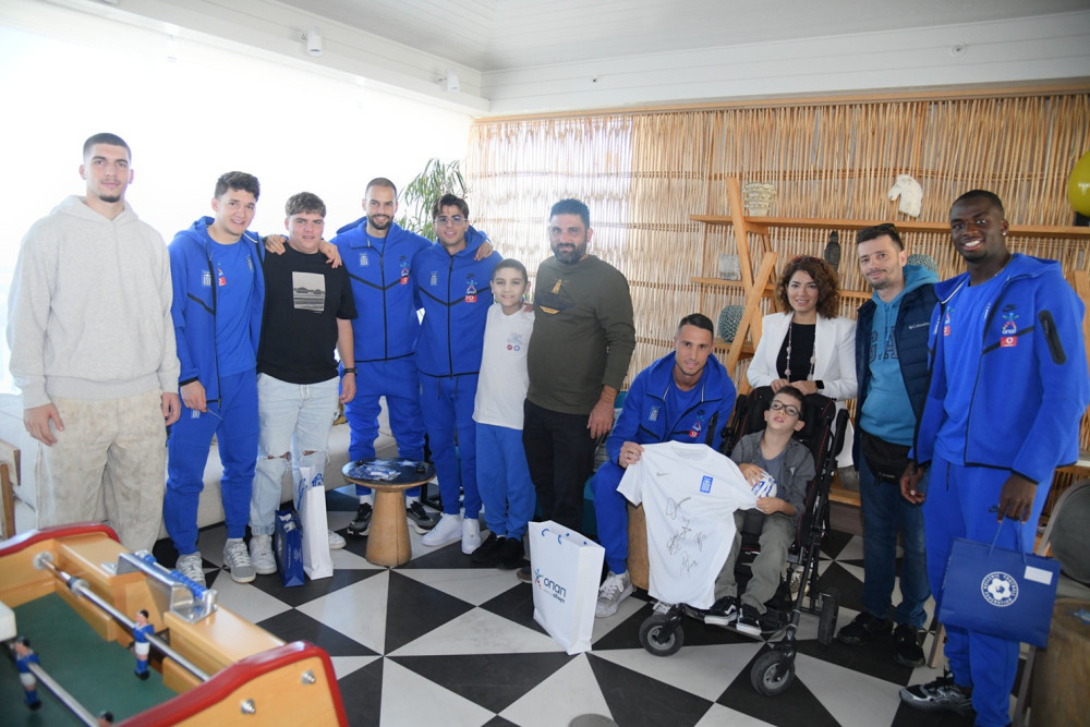 Τζόλης, Τετέι, Ρότα και Χατζηδιάκος έκαναν έκπληξη σε τρία παιδιά από το Make-A-Wish Ελλάδος (video)