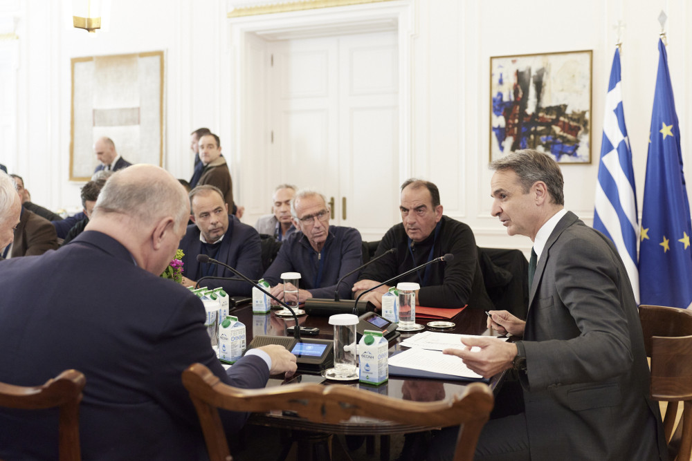 Κυριάκος Μητσοτάκης σε αγρότες: «Να μπει τέλος σε μία περίοδο μεγάλης έντασης»