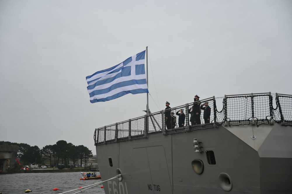 Η φρεγάτα «Κίμων» φτάνει την Πέμπτη στον ναύσταθμο της Σαλαμίνας (video)