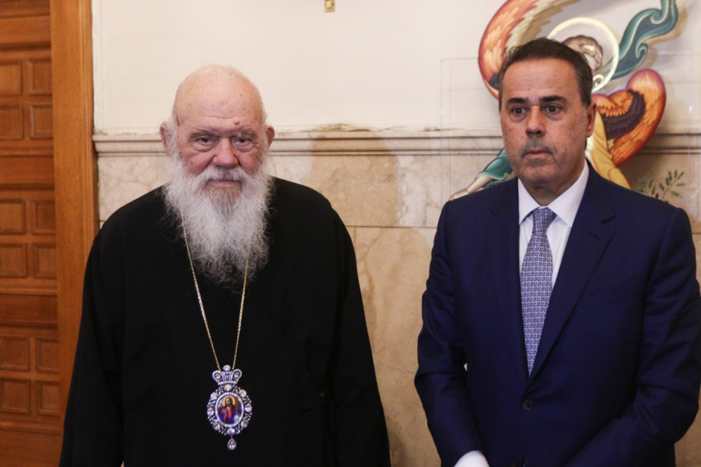 Ο Σταύρος Παπασταύρου συναντήθηκε με τον Αρχιεπίσκοπο Ιερώνυμο - Τι συζήτησαν