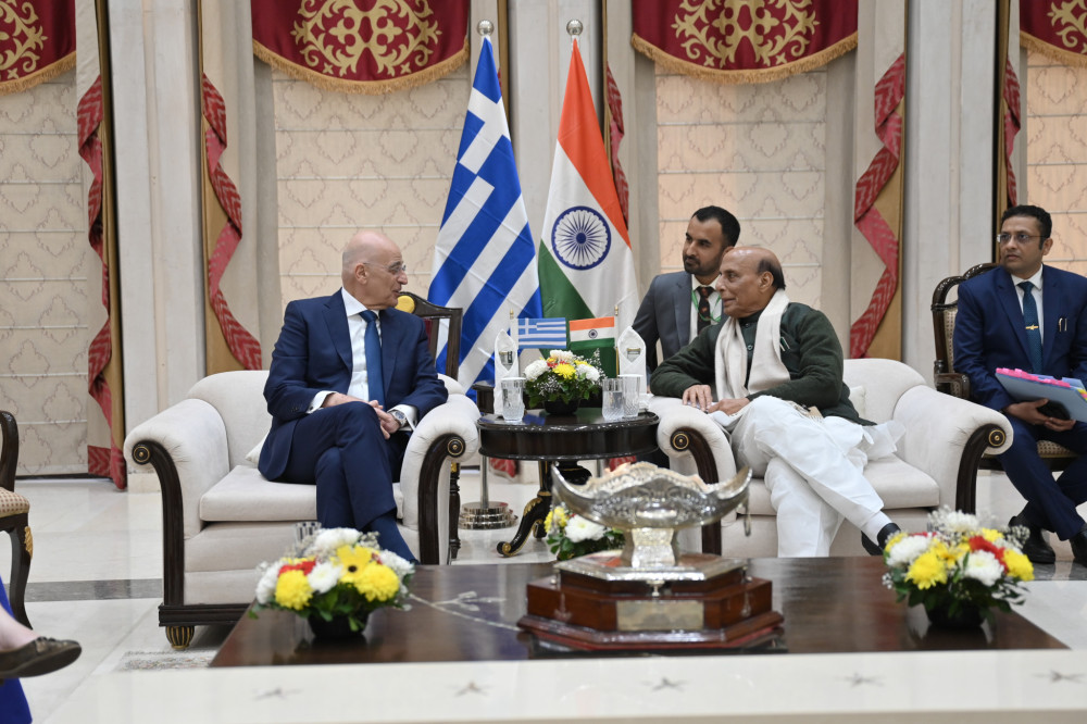 Νίκος Δένδιας: Ξεκινάει στενή αμυντική συνεργασία Ελλάδας - Ινδίας