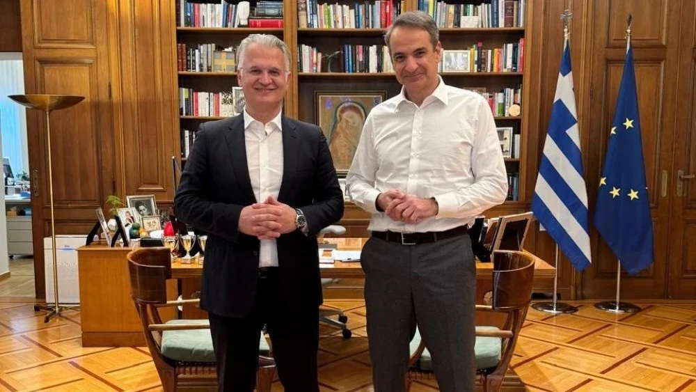 Συνάντηση Κυριάκου Μητσοτάκη-Δημήτρη Πτωχού για την αναπτυξιακή πορεία της Πελοποννήσου