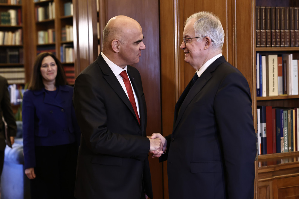 Συνάντηση του Προέδρου της Δημοκρατίας, Κωνσταντίνου Τασούλα, με τον γγ του Συμβουλίου της Ευρώπης (photos)