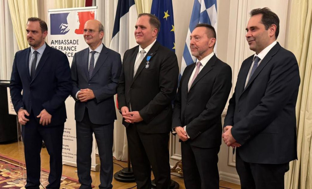 ΑΑΔΕ: ιππότης του Εθνικού Τάγματος Αξίας της Γαλλικής Δημοκρατίας ο Γιώργος Πιτσιλής (photos)