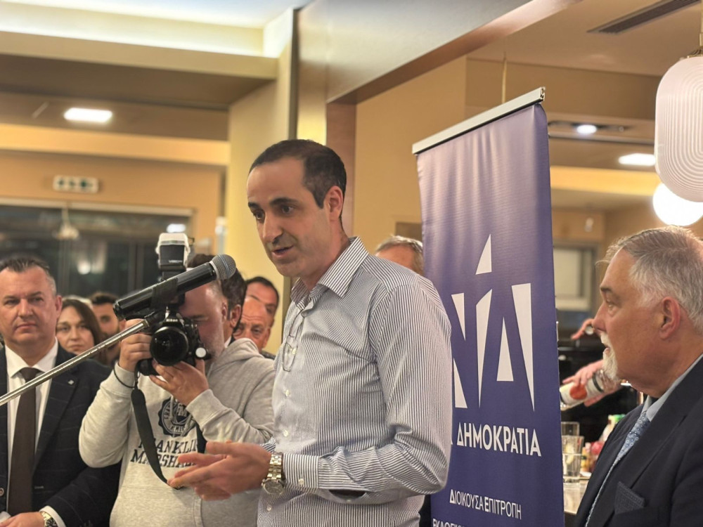 Γρηγόρης Δημητριάδης στην κοπή πίτας της ΔΕΕΠ Ηλείας: «Είμαι στρατιώτης της παράταξης - Δεν σκοπεύω να πολιτευτώ το 2027»