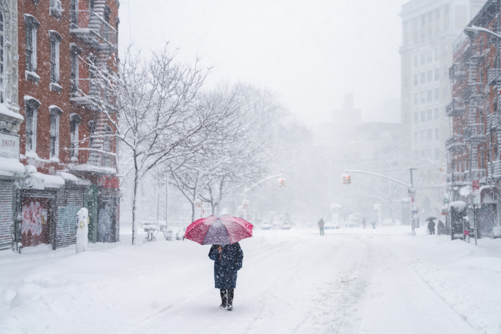 Νέα Υόρκη: παραλύει από ιστορική χιονοθύελλα - Κατάσταση έκτακτης ανάγκης, χιλιάδες ακυρώσεις πτήσεων (video)