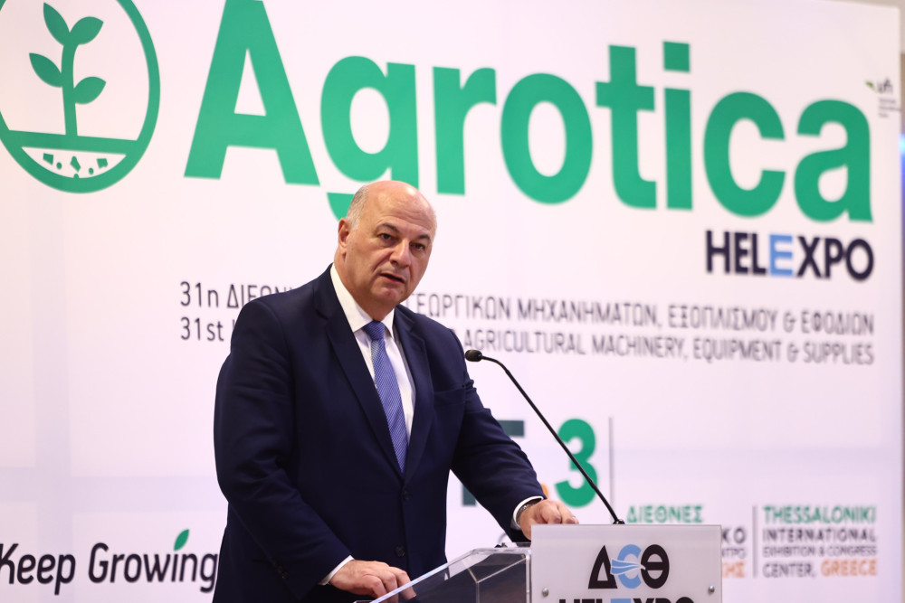Τσιάρας από Agrotica: Η στήριξη του πρωτογενούς τομέα αποτελεί πολιτική μας επιλογή