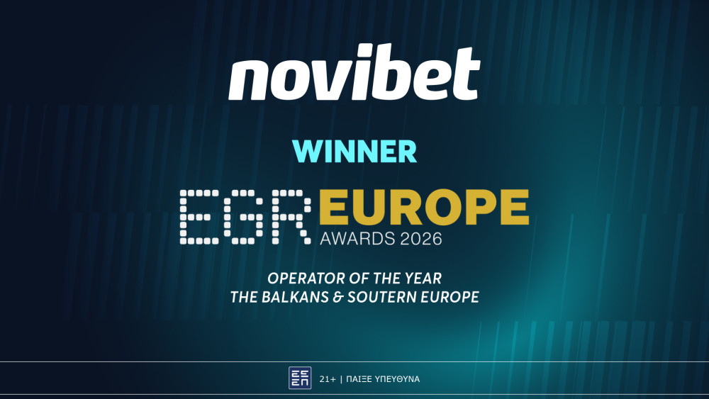 Η Novibet «Operator of the Year» σε Βαλκάνια και Νότια Ευρώπη στα EGR European Awards 2026