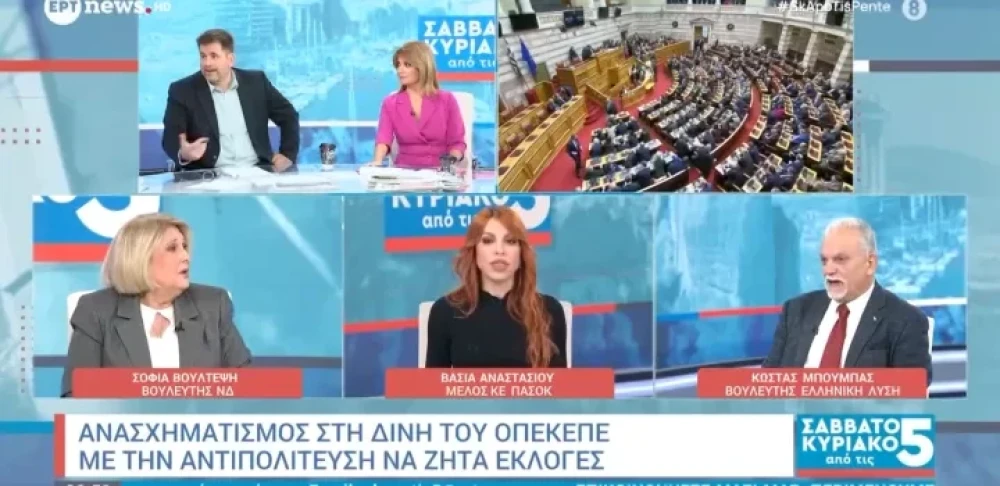 Υψηλοί τόνοι μεταξύ Βούλτεψη και Αναστασίου κατά τη διάρκεια εκπομπής - «Να ξαναμπείτε στην κοιλιά της μαμάς σας» (video)