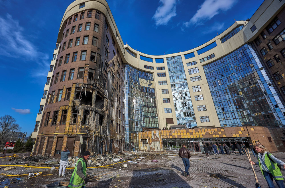 Μεγάλη ρωσική αεροπορική επίθεση στην Ουκρανία