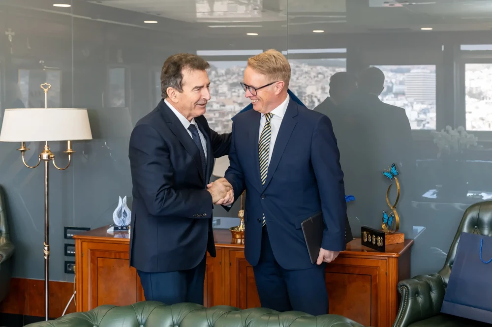 Με τον Εκτελεστικό Διευθυντή του Frontex  συναντήθηκε ο Μιχάλης Χρυσοχοΐδης