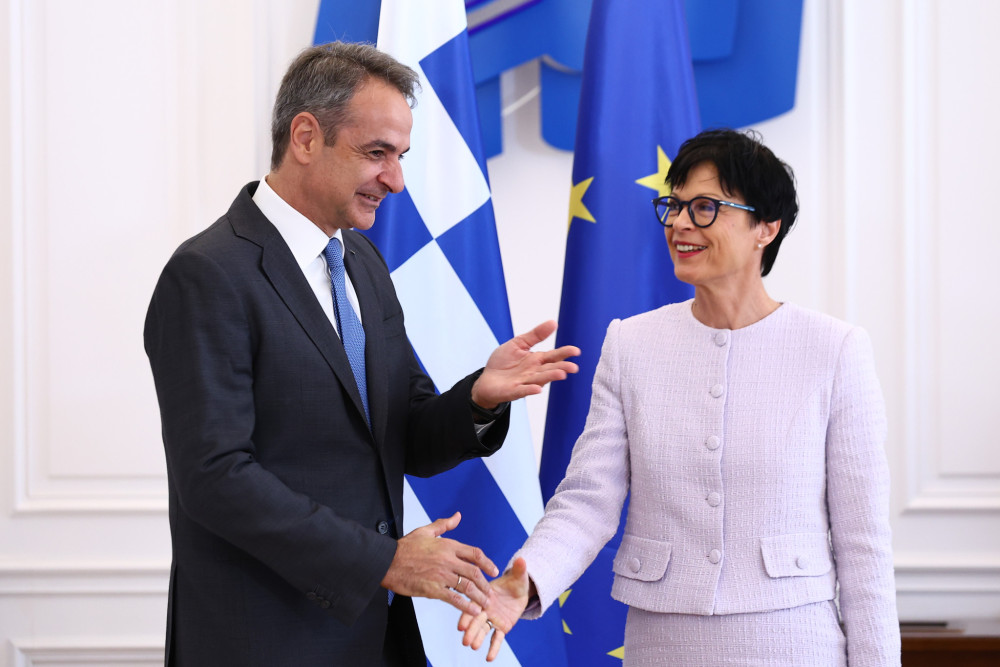 Η ενσωμάτωση των Δυτικών Βαλκανίων στο επίκεντρο της συνάντησης Κυριάκου Μητσοτάκη με τη Marta Kos