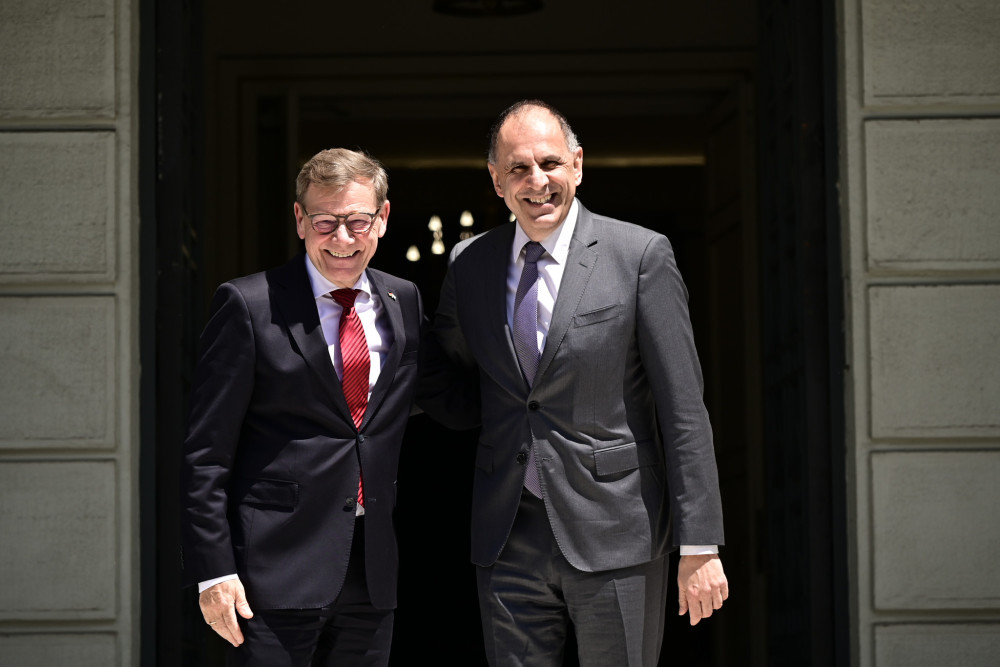Γιώργος Γεραπετρίτης σε Γιόχαν Βάντεφουλ: Ενεργός ρόλος της Ελλάδας για την ασφάλεια στα Στενά του Ορμούζ